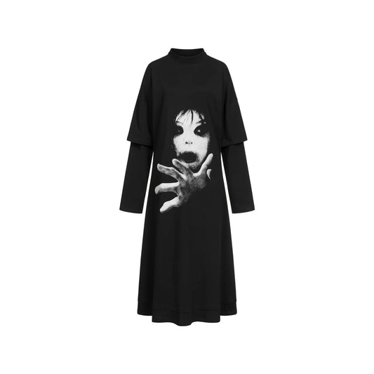 SCREAMER DRESS IN BLACK