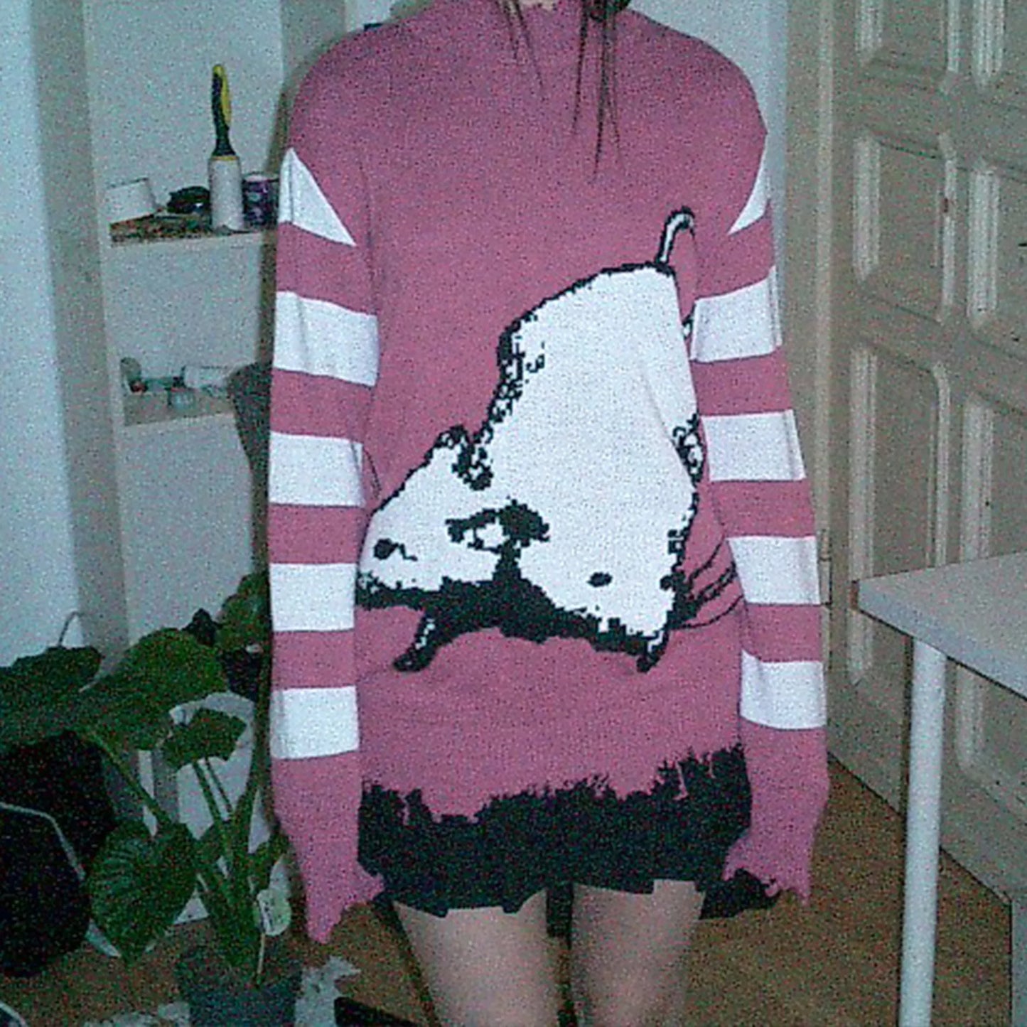 MUTANT SWEATER IN PINK